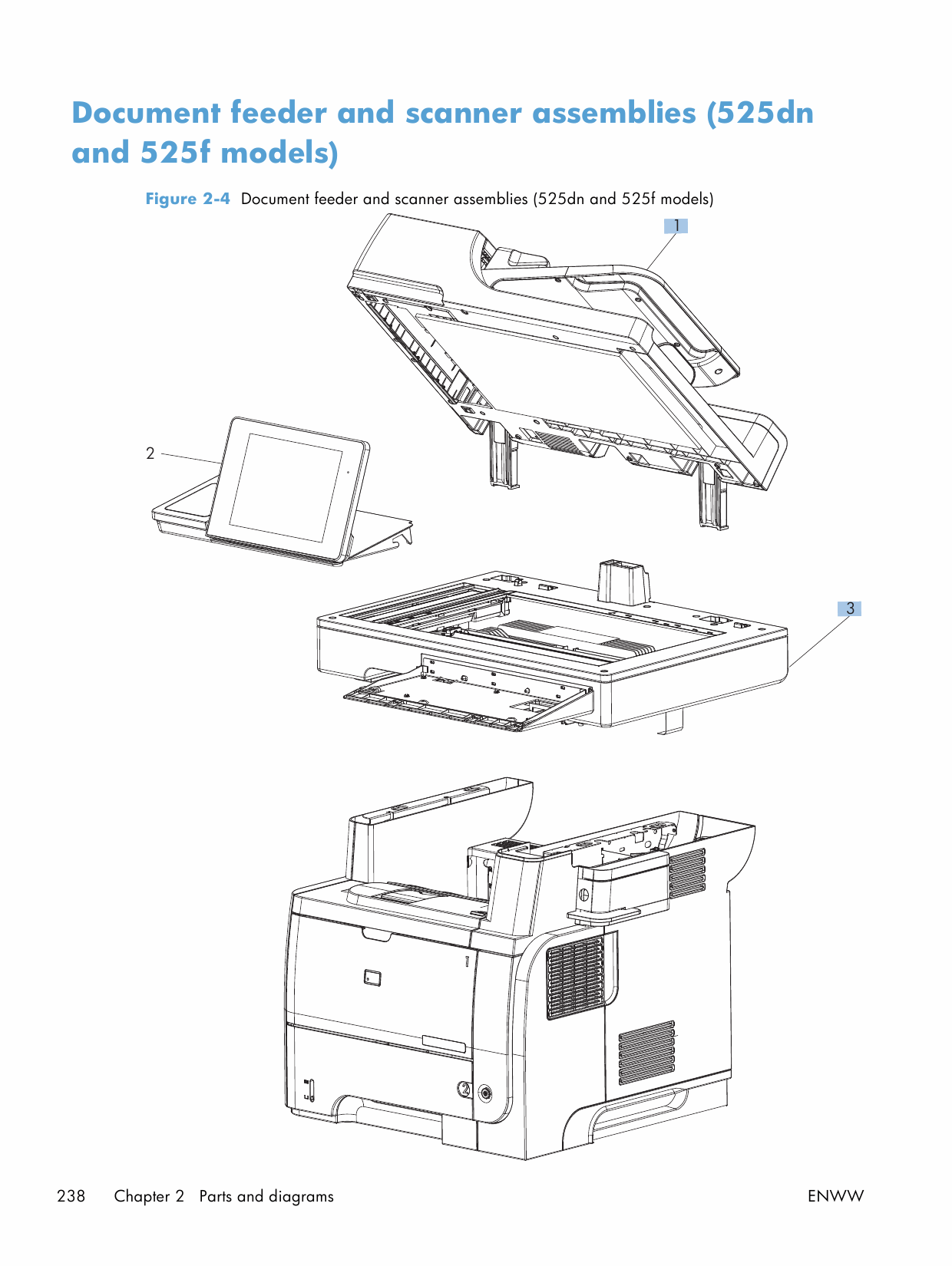 HP LaserJet 500MFP M525 M525c Service Manual-6